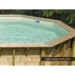 Liner seul beige pour piscine bois oc�a 860 x 470 x 130 m - ubbink
