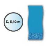Swimline liner swirl forme ronde d. 6. 40m pour piscine hors sol - li2148sb