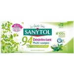 Lingettes dsinfectantes - sanytol - eucalyptus menthe - 72 units