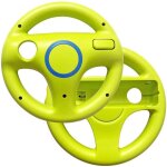 Link - e - 2 x volant compatible avec manette wiimote sur console nintendo wii / wii - u (vert)