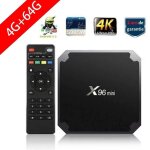 Linklife tv box x96 mini 4go + 64go android 10. 0 multi - core 64bit cortex - a53 gpu mali - 4504khd ...