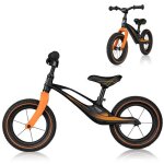 Draisienne lionelo bart air - vlo pour enfant - lgre - rglage du guidon et de la selle - noir