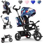 Tricycle bb volutif lionelo haari - poussette - jusqu 25 kg - sige rversible - grand panier et ...