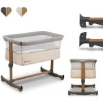 Berceau cododo 3en1 lionelo leonie - matelas 4 cm - housse 100% coton - roulettes - hauteur et inclinaison ...