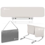 Barri�re de lit b�b� lionelo lora xl - 150 x 45 cm - pliable - cadre s�r et stable - l�g�re - sac de ...