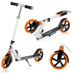 Trottinette - lionelo - luca - jusqu 100kg - blanc - roues de 20 cm
