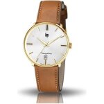 Montre - lip - dauphine 38 - cuir marron - tanche 3 atm - mouvement quartz