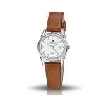 Montre femme lip himalaya 29 - acier cuir marron - quartz - etancheité 5 atm Montre femme lip himalaya 29 - acier cuir marron - quartz - etancheité 5 atm
