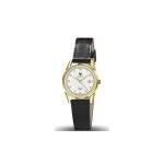 Montre - lip - himalaya 29 - acier dor - cuir noir - tanchit 5 atm