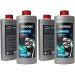 Liquide de nettoyage - wessper - shavemax menthe - 2 x 1000ml - compatible rasoirs braun - dsinfectant ...