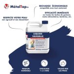 Liquide vaisselle - 1 kg - metaltop - incolore