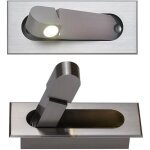 Liseuse led tete de lit avec applique murale décorative encastrée orientable À 360 ° pliable À 90 ° 3w ... Liseuse led tete de lit avec applique murale décorative encastrée orientable À 360 ° pliable À 90 ° 3w ...