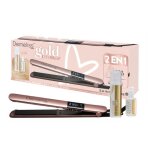 Lisseur - saint algue - coffret demeliss kera - gold 2 en 1 - lisse & boucle - jusqu 230c - comprend ...