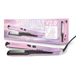 Lisseur vapeur - saint algue - demeliss titanium v2. 0 - coloris exclusif rose / violet - lissage haute ...