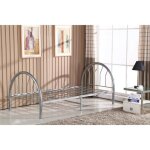 Lit 1 personne - umberto ravelli - m�tal - gris - 90 x 190 cm - style enfant