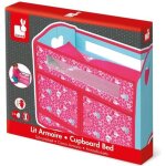 Lit armoire birdy paradise - janod - poup�e - rose - 998 g - 2 ans - int�rieur