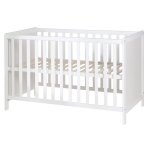 Lit bb 2 en 1 - roba - indpendant et cododo - sommier rglable - blanc