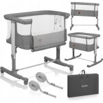 Lit b�b� cododo 3en1 lionelo aurora - r�glable en hauteur et inclinaison - matelas et sac inclus - gris ...