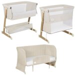 Lit cododo 5en1 lionelo thomi plus - lit b�b� - barceau - parc bebe - canap� - lit - jusqu� 100 kg - ...