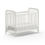 Lit bb 60x120 bronxx - blanc mat