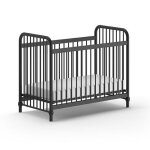 Lit bébé 60x120 bronxx - noir mat Lit bébé 60x120 bronxx - noir mat