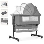 Lit bébé berceau cododo pour bébé 0 - 36 mois hauteur réglable lit cododo avec matelas moustiquaire panier ... Lit bébé berceau cododo pour bébé 0 - 36 mois hauteur réglable lit cododo avec matelas moustiquaire panier ...