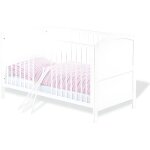 Lit b�b� �volutif - 140 * 70 - blanc laura