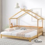 Lit cabane enfant 200x90cm - certifi� en747 - lit denfant dans les arbres extensible - bois massif naturel ...