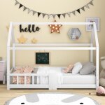 Lit cabane enfant 90x200cm bois pin massif protection contre les chutes sommiers à lattes tableau noir ... Lit cabane enfant 90x200cm bois pin massif protection contre les chutes sommiers à lattes tableau noir ...
