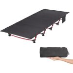 Lit de camp pliable ultra lger compact solide et durable 192 x 70 x 17cm pour les tentes les randonnes ...