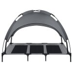 Lit pour chien et chats - hengmei - xl - 122x92x102cm - r�sistant - avec baldaquin - confortable