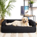 Lit pour chien meubles pour animaux lit pour chat housse amovible panier pour chien coussin pour chien ...