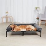 Lit de camp chien - xxl - oxford - 130x90x18cm - surlev - confort t