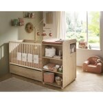 Lit combin� �volutif - adele - 120 x 60 cm - h�tre - sauthon