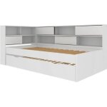 Lit cosy gigogne play blanc 90x190 cm