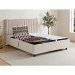 Lit �lectrique de relaxation d�co tout plots + matelas ressorts ensach�s et m�moire de forme - 2 x 80 ...