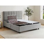 Lit lectrique de relaxation dco tout plots + matelas ressorts ensachs et mmoire de forme - 2 x 80 ...