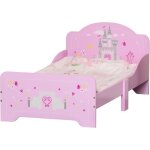 Homcom - lit enfant - mdf - 143x73x60cm - rose