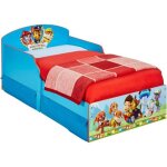 La pat patrouille - lit pour enfants avec tiroirs de rangement sous le litpour matelas 140cm x 70cm