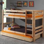 Lit enfant superpos - paris prix - modle pino - bois massif - naturel - 2 places