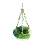 Lit hamac pour perroquet - shipenophy - nid doiseau - vert - 17x32cm - confortable et doux
