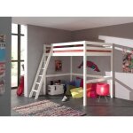 Pino lit mezzanine 140x200
