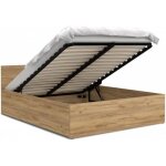 Lit coffre panama 160x200 - sommier inclus ch�ne