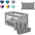 Lit parapluie compact 2en1 lionelo stefi - parc bb - 0 - 36 mois - sac de transport - pliage rapide ...