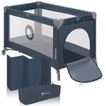 Lit parapluie compact 2en1 lionelo stefi - parc bb - 0 - 36 mois - sac de transport - pliage rapide ...