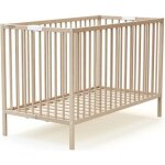 Lit pliant brut - formula baby - 60 x 120 cm - bois - lit � barreaux