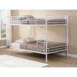 Lits superpos�s - 2 x 120 x 190 cm - blanc - duotis ii