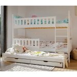 Lit superpos 90x200 cm avec lit gigogne lit  tages avec fonction gigogne