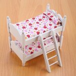Lit superpos poupe - surenhap - 1:12 - haute qualit - durable - pour enfants