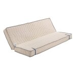 Literie - matelas ferme pour clic clac 130x190 x 20 cm - dim assise 60 cm - 7 zones de confort - d�houssable ...